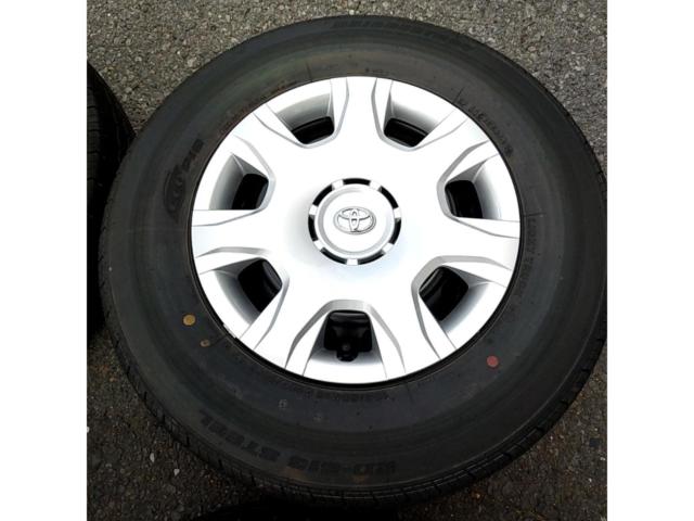 【当時の納車外し品】トヨタ純正 200系ハイエース純正スチールホイール+BRIDGESTONE ECOPIA RD-613