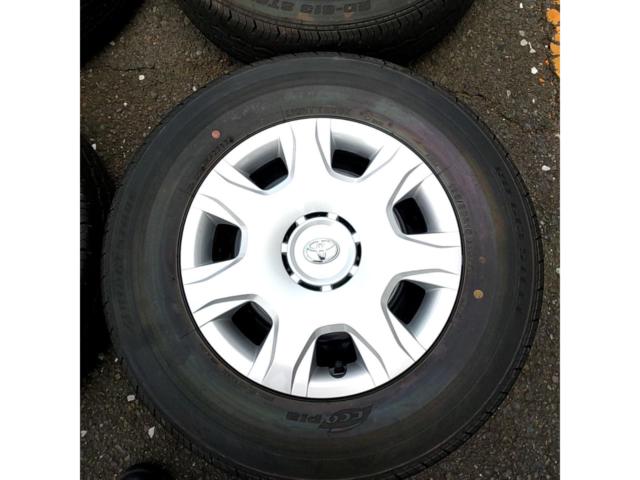 【当時の納車外し品】トヨタ純正 200系ハイエース純正スチールホイール+BRIDGESTONE ECOPIA RD-613