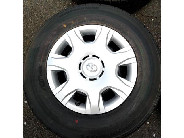 【当時の納車外し品】トヨタ純正 200系ハイエース純正スチールホイール+BRIDGESTONE ECOPIA RD-613