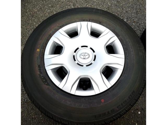 【当時の納車外し品】トヨタ純正 200系ハイエース純正スチールホイール+BRIDGESTONE ECOPIA RD-613