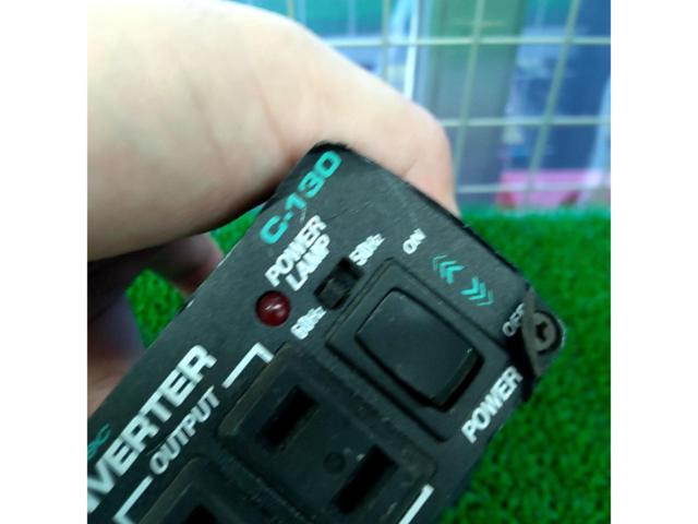 【ワケアリ】Meltec C-130 インバーター DC12V→AC100V