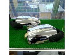 メーカーフメイ 200系ハイエース LEDウインカー内蔵メッキミラー 左右セット