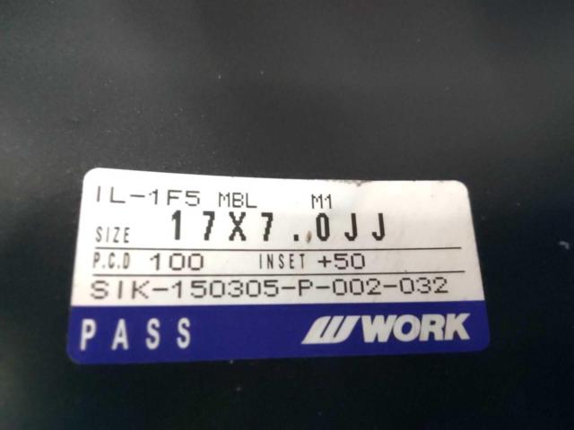 WORK IMPORT LABEL WIL-01F (5HOLE) + KENDA KR203 215/45R17