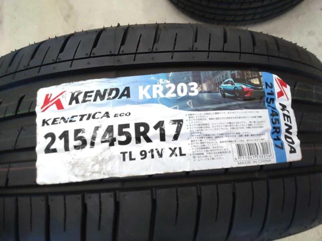 WORK IMPORT LABEL WIL-01F (5HOLE) + KENDA KR203 215/45R17