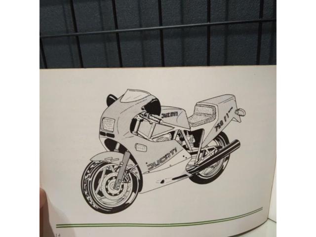 ドゥカティ750F1 純正オーナーズマニュアル