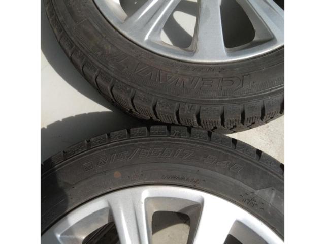 【スバル純正(SUBARU)】GH系インプレッサ純正ホイール +【PIRELLI】ICE ZERO ASIMMETRICO + 【GOODYEAR】ICE NAVI7