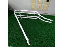 【わけあり現状販売】※状態悪い、適応不明 メーカー不明 リアキャリア ホワイト