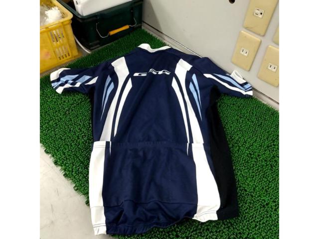Mサイズ GSG 半袖サイクルジャージ ネイビー/ホワイト