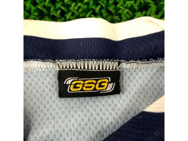 Mサイズ GSG 半袖サイクルジャージ ネイビー/ホワイト