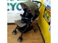 PIGEON PATTAN 4輪ベビーカー カーキ