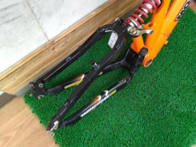 ※フレーム可動部固着 MONGOOSE PRO NX DUAL 27.5インチ アルミフルサスMTBフレーム オレンジ サイズS