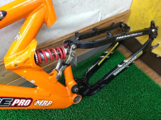 ※フレーム可動部固着 MONGOOSE PRO NX DUAL 27.5インチ アルミフルサスMTBフレーム オレンジ サイズS