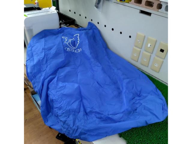 OSTRICH 型番不明 縦入れ型ロードバイク輪行袋 ブルー