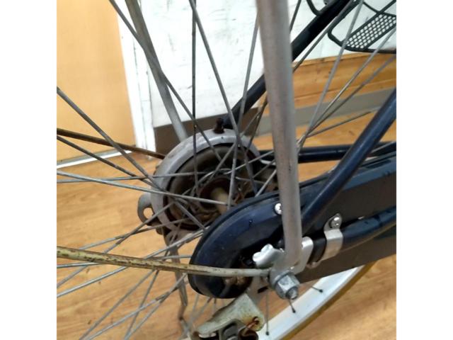 丸石サイクル Daytime 26インチ シングルギア シティサイクル ネイビー