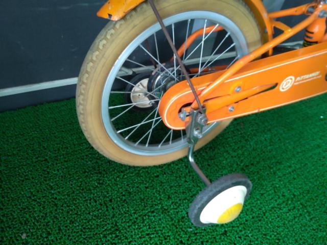 people 16インチ シングルギア キッズサイクル オレンジ※タイヤ硬化