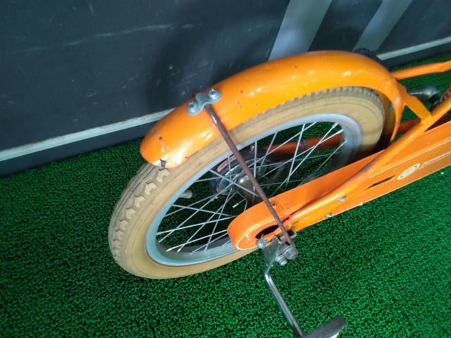 people 16インチ シングルギア キッズサイクル オレンジ※タイヤ硬化