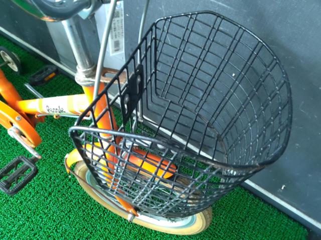 people 16インチ シングルギア キッズサイクル オレンジ※タイヤ硬化