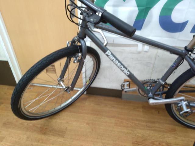 ※レストアベース Panasonic MR-S ORDER 年式不詳 26×2.00インチ 3×7S クロモリMTB グレー