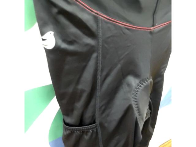 MサイズILMIK サイドポケット付きサイクルパンツ ブラック