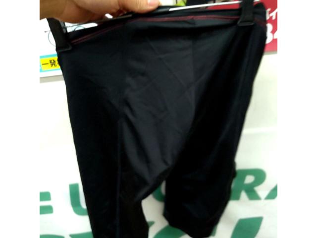 MサイズILMIK サイドポケット付きサイクルパンツ ブラック