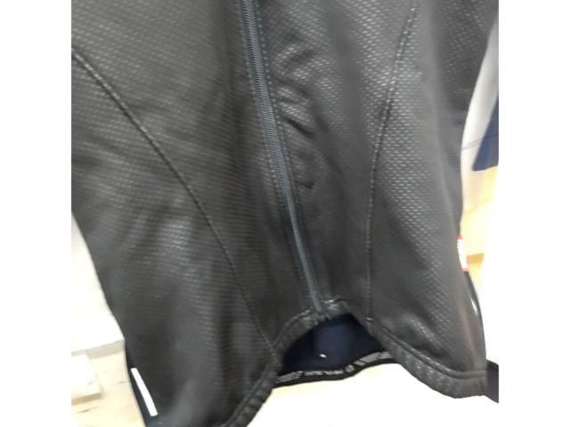 Mサイズ PEARL IZUMI 裏起毛サイクルジャケット ブラック/ホワイト