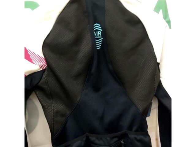 Mサイズ PEARL IZUMI 裏起毛サイクルジャケット ブラック/ホワイト