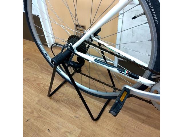 ※レストアベース 仮固定部品散見され現状走行不可 GIOS VIAGGIO 2013年頃モデル 700×28C 2×9S クロモリシクロクロスバイク ホワイト