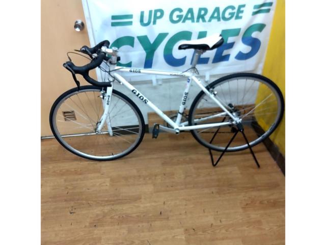 ※レストアベース 仮固定部品散見され現状走行不可 GIOS VIAGGIO 2013年頃モデル 700×28C 2×9S クロモリシクロクロスバイク ホワイト