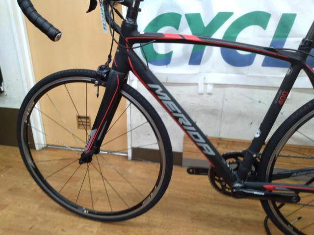 MERIDA SCULTURA 400 2015年頃モデル 700×25C 2×11S アルミロードバイク ブラック/レッド