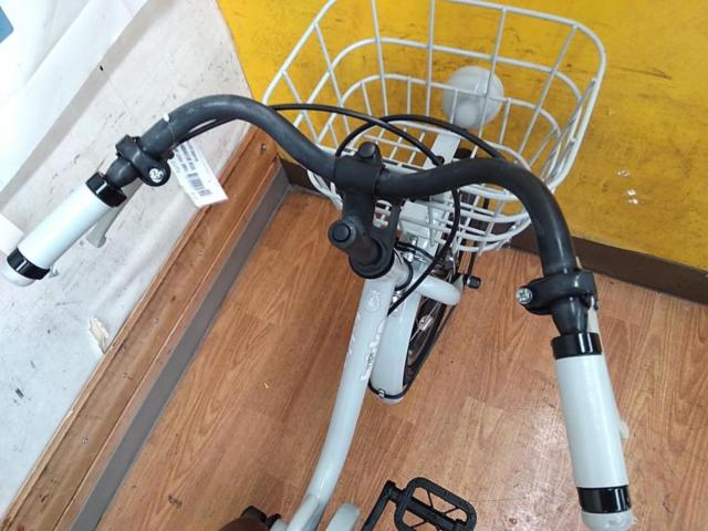 ※補助輪付属 BRIDGESTONE bikke BKM16 16インチ シングルギア キッズサイクル グレー