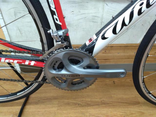※注意有り WILIER IZOARD 2009年頃モデル 700×23C 2×10S カーボンロードバイク ブラック/ホワイト/レッド