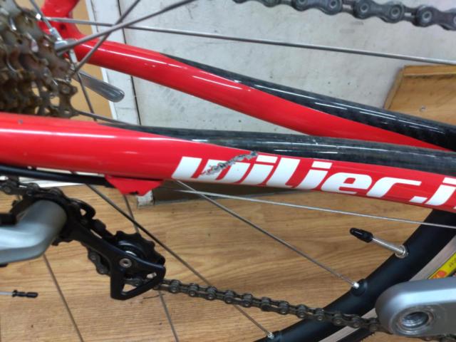 ※注意有り WILIER IZOARD 2009年頃モデル 700×23C 2×10S カーボンロードバイク ブラック/ホワイト/レッド