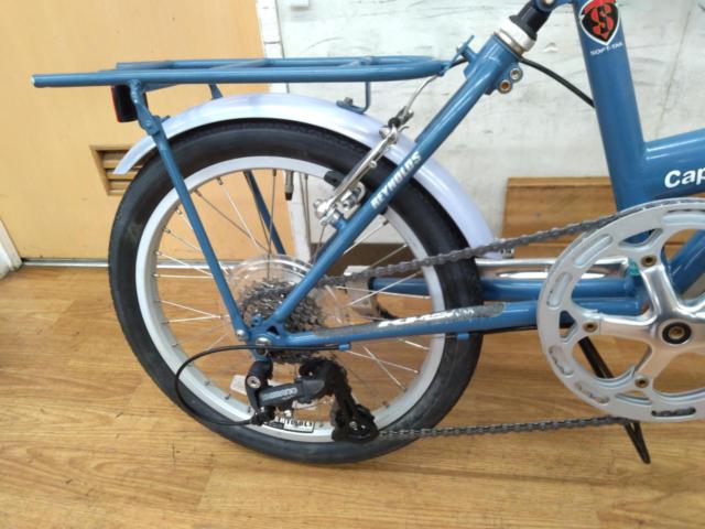 KHS cappuccino 2006年頃モデル 18インチ 外装7段変速 クロモリ折りたたみ自転車 ブルー