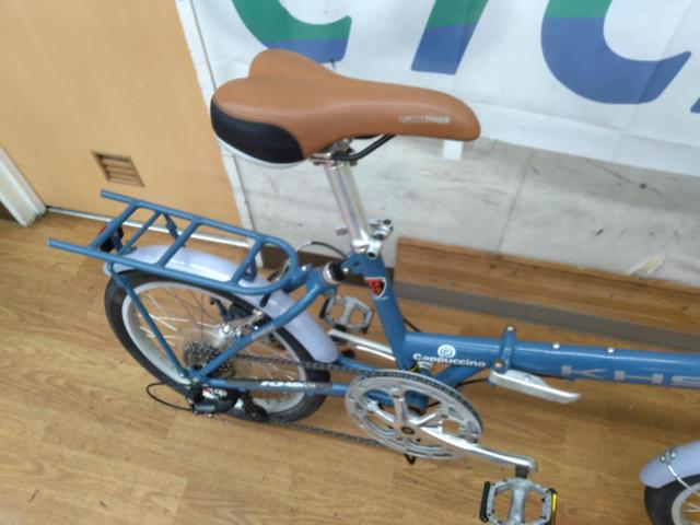 KHS cappuccino 2006年頃モデル 18インチ 外装7段変速 クロモリ折りたたみ自転車 ブルー