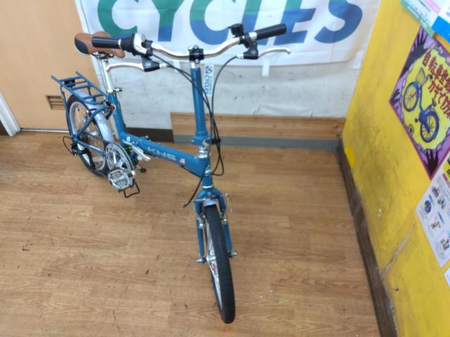 KHS cappuccino 2006年頃モデル 18インチ 外装7段変速 クロモリ折りたたみ自転車 ブルー