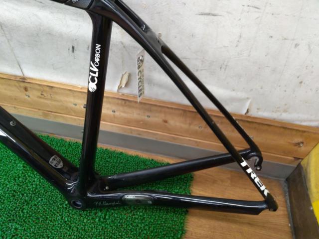 ※クラック有り TREK DOMANE6 PROJECT ONE 2013年頃モデル 700C カーボンロードバイクフレーム ブラック