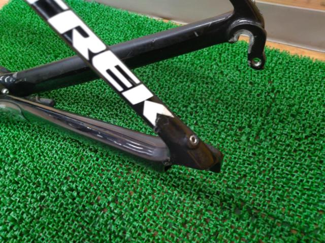 ※クラック有り TREK DOMANE6 PROJECT ONE 2013年頃モデル 700C カーボンロードバイクフレーム ブラック