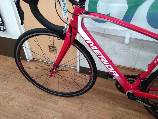MERIDA RIDE3000 2016年頃モデル 700×25C 2×11S カーボンロードバイク レッド