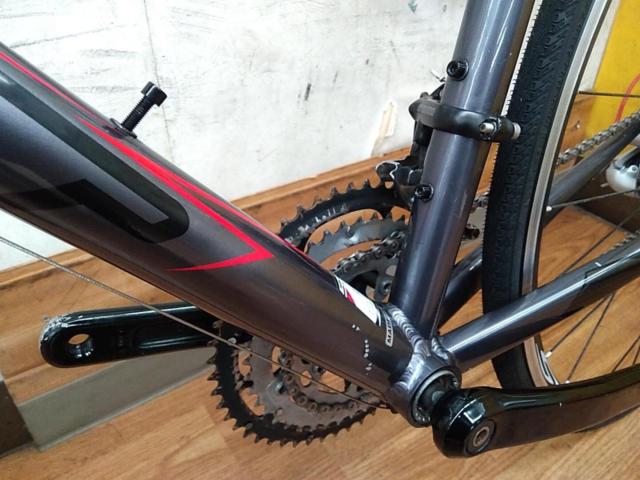 FELT Z100 2009年モデル 700×23C 3×8S アルミロードバイク ガンメタ 56cm