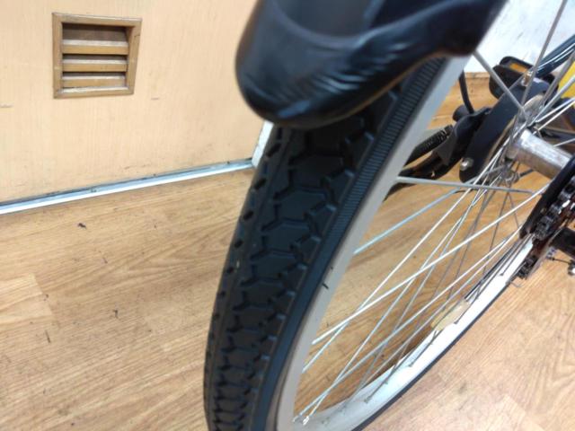 丸石サイクル APASCH LITE 27×1-3/8 外装6段変速 シティサイクル ブラック