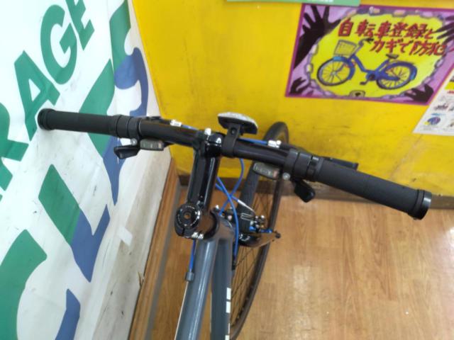 FUJI PALETTE 年式不明 SHIMANO ALTUS組み 700×32C 3×8S アルミクロスバイク グレー