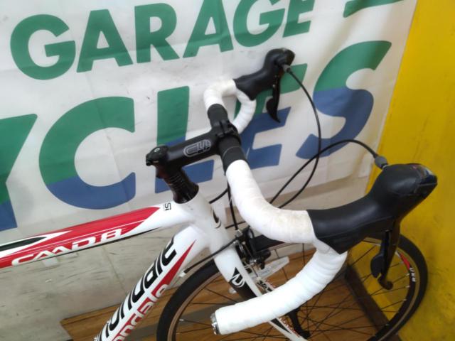 CANNONDALE CAAD8-7 SORA 2013年モデル 700×25c 2×9S アルミロードバイク ホワイト 51サイズ