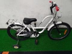 CBA KIDS POLICE 18インチ シングルギア キッズ自転車 補助輪付き ホワイト