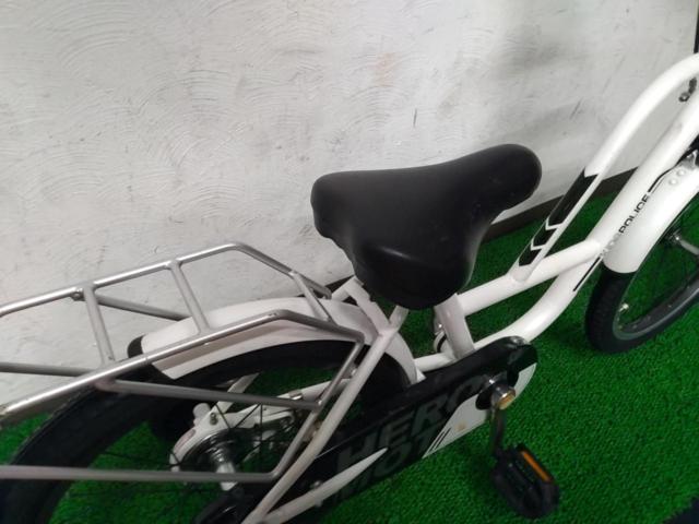 CBA KIDS POLICE 18インチ シングルギア キッズ自転車 補助輪付き ホワイト