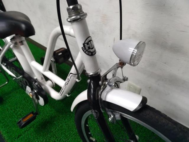 CBA KIDS POLICE 18インチ シングルギア キッズ自転車 補助輪付き ホワイト