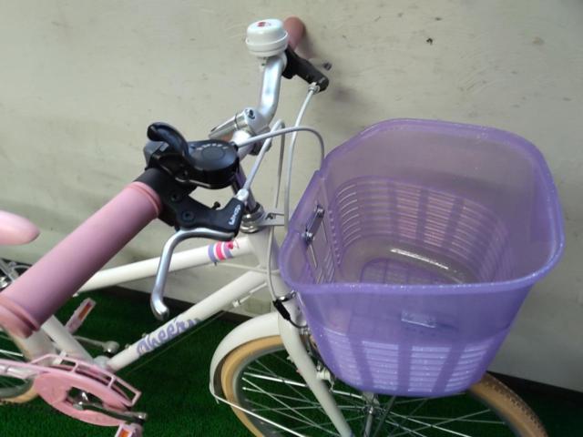 ※ベル･リフレクター付き アイデス cheery 24×1-3/8インチ 外装6段変速 キッズ自転車 ホワイト