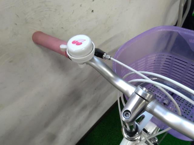 ※ベル･リフレクター付き アイデス cheery 24×1-3/8インチ 外装6段変速 キッズ自転車 ホワイト