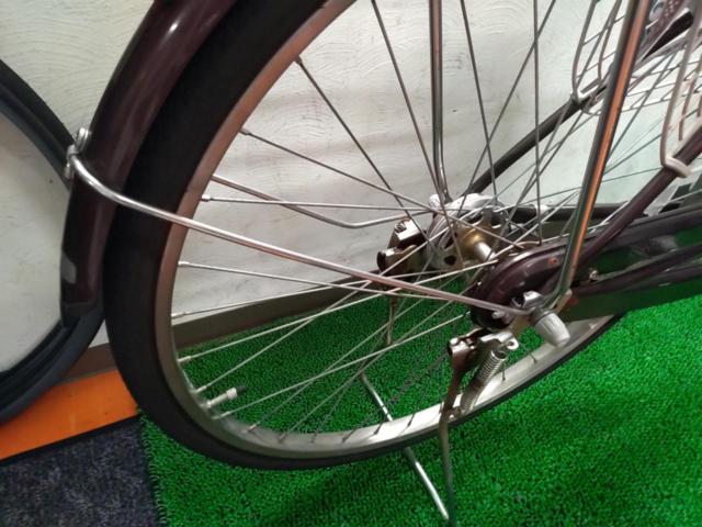 BRIDGESTONE EBRIDGE 26×1-3/8インチ シングル シティサイクル ブラウン