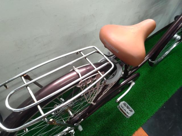 BRIDGESTONE EBRIDGE 26×1-3/8インチ シングル シティサイクル ブラウン