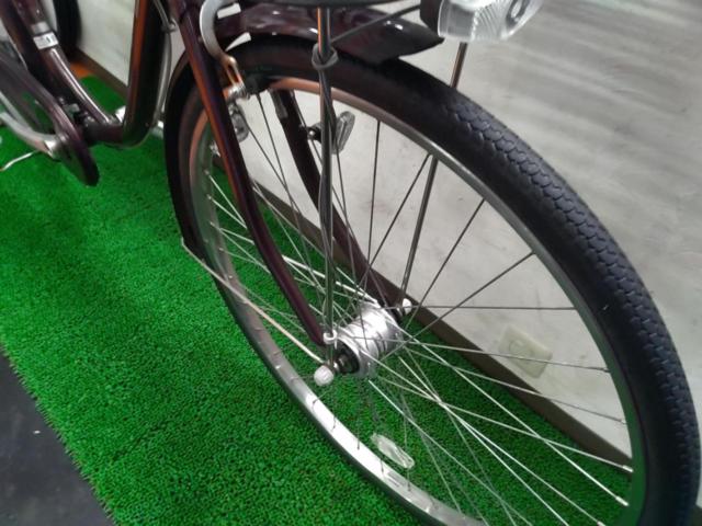 BRIDGESTONE EBRIDGE 26×1-3/8インチ シングル シティサイクル ブラウン